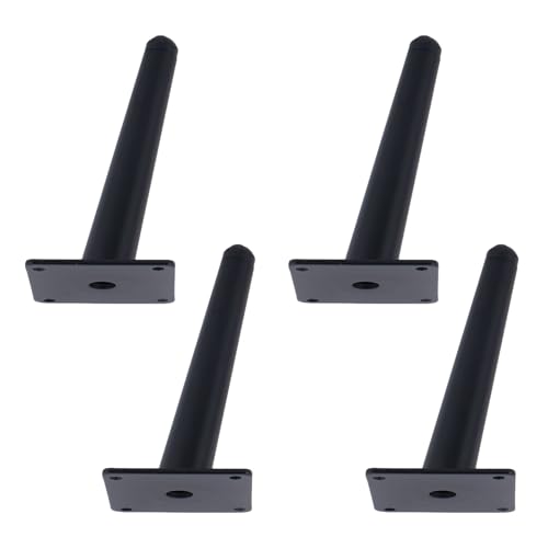 MJYDKBZ Sofafüße Konisch, 4 Stück Sofabeine Stütz Sofafusse Schwarz Möbelfüße Eisen | Sprühfarbe Tischfüße Höhe: 10-20cm Schrankfüße Couchtischbeine Tischbeine Möbelfüsse 12cm/4.7" MJYDKBZ Sofafüße Konisch, 4 Stück Sofabeine Stütz Sofafusse Schwarz Möbelfüße Eisen | Sprühfarbe Tischfüße Höhe: 10-20cm Schrankfüße Couchtischbeine Tischbeine Möbelfüsse 12cm/4.7" von MJYDKBZ