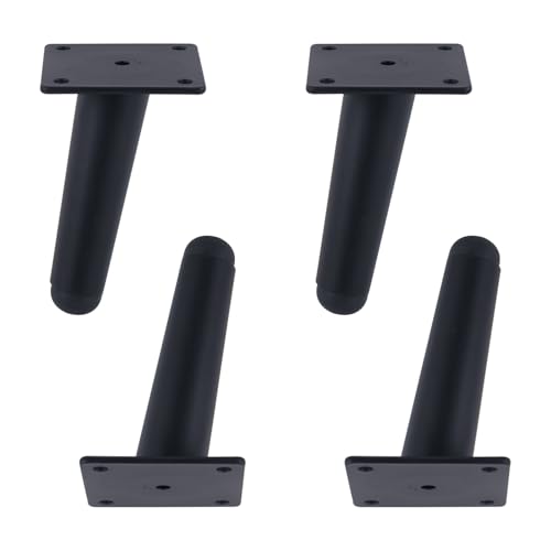 MJYDKBZ Sofafüße Konisch 10cm, 4 Stück Sofabeine Stütz Sofafusse Schwarz Möbelfüße Edelstahl | Sprühfarbe Tischfüße Höhe: 10-20cm Schrankfüße Couchtischbeine Tischbeine Möbelfüsse 10cm/4" MJYDKBZ Sofafüße Konisch 10cm, 4 Stück Sofabeine Stütz Sofafusse Schwarz Möbelfüße Edelstahl | Sprühfarbe Tischfüße Höhe: 10-20cm Schrankfüße Couchtischbeine Tischbeine Möbelfüsse 10cm/4" von MJYDKBZ