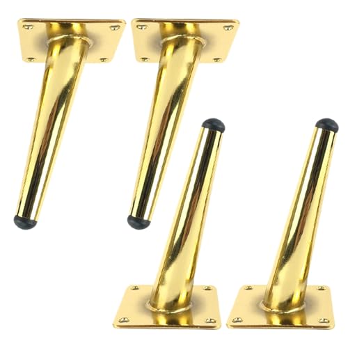 MJYDKBZ Sofafüße Metall Gold, 4 Stück Sofabeine Stütz Sofafusse Konisch Möbelfüße Eisen | Galvanikfläche Tischfüße Höhe: 10-72cm Schrankfüße Couchtischbeine Tischbeine Möbelfüsse 35cm/13.8" MJYDKBZ Sofafüße Metall Gold, 4 Stück Sofabeine Stütz Sofafusse Konisch Möbelfüße Eisen | Galvanikfläche Tischfüße Höhe: 10-72cm Schrankfüße Couchtischbeine Tischbeine Möbelfüsse 35cm/13.8" von MJYDKBZ
