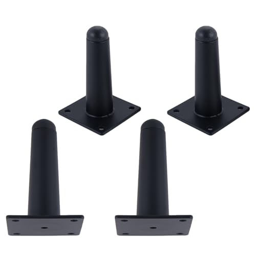 MJYDKBZ Sofafüße Schwarz 10cm, 4 Stück Sofabeine Stütz Sofafusse Konisch Möbelfüße Edelstahl | Sprühfarbe Tischfüße Höhe: 10-20cm Schrankfüße Couchtischbeine Tischbeine Möbelfüsse 10cm/4" MJYDKBZ Sofafüße Schwarz 10cm, 4 Stück Sofabeine Stütz Sofafusse Konisch Möbelfüße Edelstahl | Sprühfarbe Tischfüße Höhe: 10-20cm Schrankfüße Couchtischbeine Tischbeine Möbelfüsse 10cm/4" von MJYDKBZ
