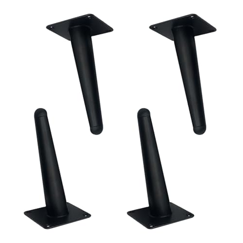 MJYDKBZ Sofafusse 10cm Schwarz, 4 Stück Sofabeine Stütz Sofafüße Konisch Möbelfüße Eisen | Sprühfarbe Tischfüße Höhe: 10-72cm Schrankfüße Couchtischbeine Tischbeine Möbelfüsse 10cm/4" MJYDKBZ Sofafusse 10cm Schwarz, 4 Stück Sofabeine Stütz Sofafüße Konisch Möbelfüße Eisen | Sprühfarbe Tischfüße Höhe: 10-72cm Schrankfüße Couchtischbeine Tischbeine Möbelfüsse 10cm/4" von MJYDKBZ