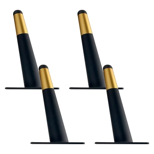 MJYDKBZ Sofafusse 10cm Schwarz, 4 Stück Sofabeine Stütz Sofafüße Konisch Möbelfüße Eisen | Sprühfarbe Tischfüße Höhe: 10-72cm Schrankfüße Couchtischbeine Tischbeine Möbelfüsse Gold 10cm/4" MJYDKBZ Sofafusse 10cm Schwarz, 4 Stück Sofabeine Stütz Sofafüße Konisch Möbelfüße Eisen | Sprühfarbe Tischfüße Höhe: 10-72cm Schrankfüße Couchtischbeine Tischbeine Möbelfüsse Gold 10cm/4" von MJYDKBZ