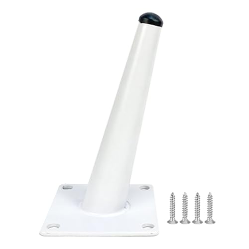 MJYDKBZ Tischfüße 30cm Metall, 4 Stück Tischbeine Stütz Tischfusse Weiß Möbelfüße Eisen | Sprühfarbe Sofasfüße Höhe: 10-72cm Schrankfüße Couchtischbeine Möbelbeine Möbelfüsse 30cm/11.8" von MJYDKBZ