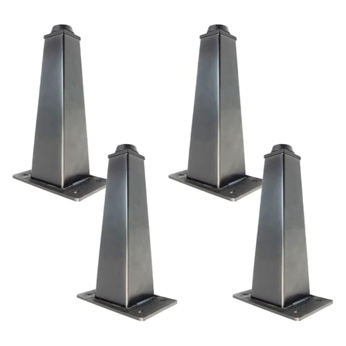 MJYDKBZ Tischfüße Verstellbar, 4 Stück Tischbeine Verstellbar Tischfusse Schwarz Möbelfüße Edelstahl | Sprühfarbe Sofasfüße Höhe: 7-50.5cm Schrankfüße Couchtischbeine Möbelbeine 21cm/8.3" MJYDKBZ Tischfüße Verstellbar, 4 Stück Tischbeine Verstellbar Tischfusse Schwarz Möbelfüße Edelstahl | Sprühfarbe Sofasfüße Höhe: 7-50.5cm Schrankfüße Couchtischbeine Möbelbeine 21cm/8.3" von MJYDKBZ