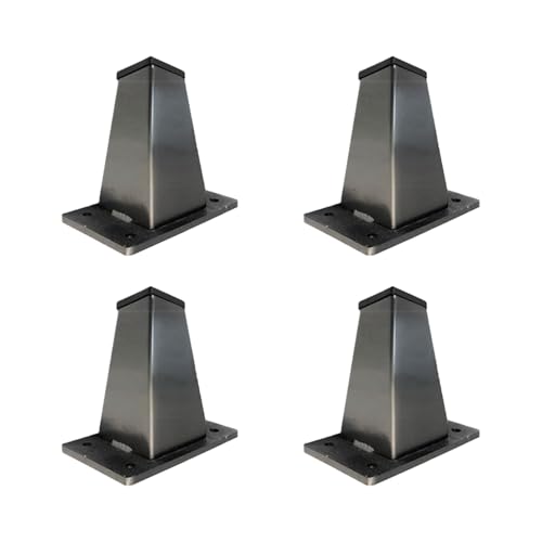 MJYDKBZ Tischfusse Schwarz, 4 Stück Tischbeine Stütz Tischfuss Konisch Möbelfüße Edelstahl | Sprühfarbe Sofasfüße Höhe: 6-30cm Schrankfüße Couchtischbeine Möbelbeine Möbelfüsse 8cm/3.1" MJYDKBZ Tischfusse Schwarz, 4 Stück Tischbeine Stütz Tischfuss Konisch Möbelfüße Edelstahl | Sprühfarbe Sofasfüße Höhe: 6-30cm Schrankfüße Couchtischbeine Möbelbeine Möbelfüsse 8cm/3.1" von MJYDKBZ