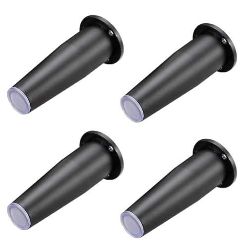 MJYDKBZ Tischfusse Schwarz Verstellbar, 4 Stück Möbelfüsse Höhenverstellbar Tischfuss Konisch Möbelfüße Aluminiumlegierung | Eloxierte Stützfüße Höhe 8cm Couchtischbeine Möbelfüße Tischbeine 8cm/3.1" MJYDKBZ Tischfusse Schwarz Verstellbar, 4 Stück Möbelfüsse Höhenverstellbar Tischfuss Konisch Möbelfüße Aluminiumlegierung | Eloxierte Stützfüße Höhe 8cm Couchtischbeine Möbelfüße Tischbeine 8cm/3.1" von MJYDKBZ