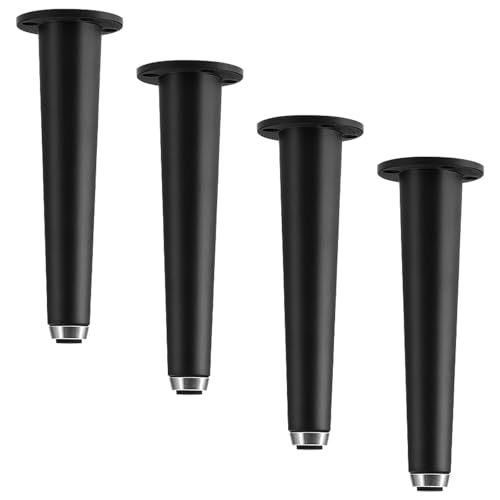 Möbelfüße 15cm Schwarz, 4 Stück Möbelbeine Verstellbar Möbelfüsse Konisch Tischfüße Aluminiumlegierung | Eloxierte Oberfläche Sofasfüße Höhe: 10-25cm Schrankfüße Couchtischbeine Tischbeine 15cm/6" Möbelfüße 15cm Schwarz, 4 Stück Möbelbeine Verstellbar Möbelfüsse Konisch Tischfüße Aluminiumlegierung | Eloxierte Oberfläche Sofasfüße Höhe: 10-25cm Schrankfüße Couchtischbeine Tischbeine 15cm/6" von MJYDKBZ