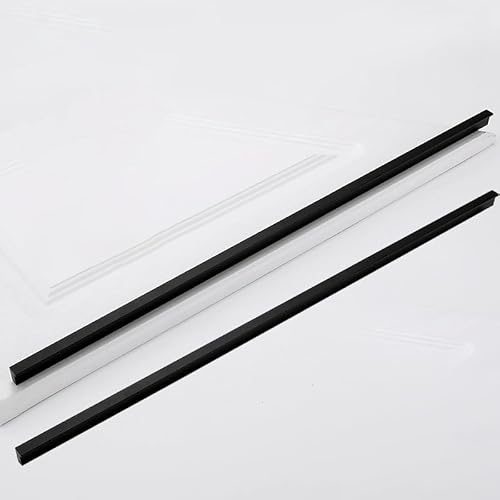 Schubladengriffe, 2 Stück Kommodengriffe Schwarz Möbelgriffe Aluminiumlegierung | Eloxierte Oberfläche, Schrankgriffe Lochabstand der Montage: 96mm - 959mm Küchengriffe mit Schrauben 959mm/37.8in von MJYDKBZ