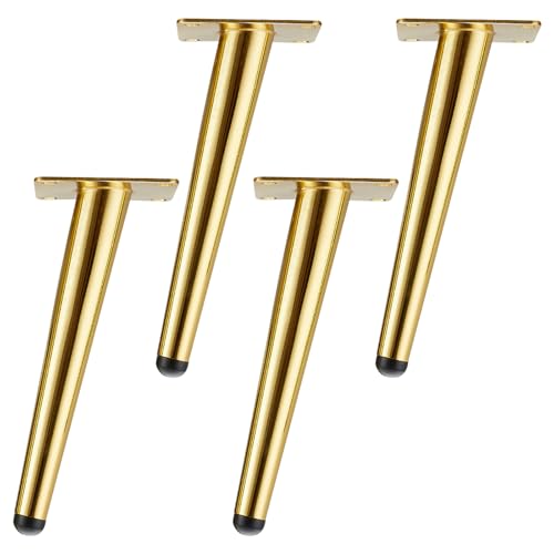 Sofafüße Metall Gold, 4 Stück Sofabeine Stütz Sofafusse Konisch Möbelfüße Kaltgewalztem Stahl | Galvanikfläche Tischfüße Höhe: 10-72cm Schrankfüße Couchtischbeine Tischbeine Möbelfüsse 40cm/15.7" Sofafüße Metall Gold, 4 Stück Sofabeine Stütz Sofafusse Konisch Möbelfüße Kaltgewalztem Stahl | Galvanikfläche Tischfüße Höhe: 10-72cm Schrankfüße Couchtischbeine Tischbeine Möbelfüsse 40cm/15.7" von MJYDKBZ