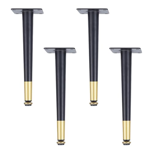 Sofafüße Schwarz Konisch, 4 Stück Sofabeine Verstellbar Sofafusse Schwarz Gold Möbelfüße Kaltgewalzter Stahl | Sprühfarbe Tischfüße Höhe: 10.5-72.5cm Schrankfüße Couchtischbeine Tischbeine 20.5cm/8" Sofafüße Schwarz Konisch, 4 Stück Sofabeine Verstellbar Sofafusse Schwarz Gold Möbelfüße Kaltgewalzter Stahl | Sprühfarbe Tischfüße Höhe: 10.5-72.5cm Schrankfüße Couchtischbeine Tischbeine 20.5cm/8" von MJYDKBZ