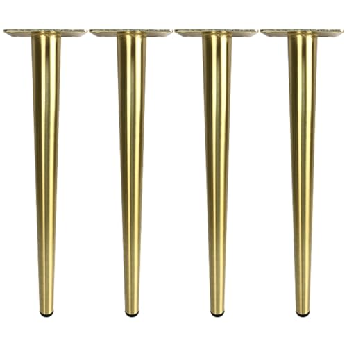 Sofafusse Konisch Gebürstet Gold, 4 Stück Sofabeine Stütz Sofafüße Gebürstet Gold Möbelfüße Eisen | Galvanikfläche Tischfüße Höhe: 10-72cm Schrankfüße Couchtischbeine Tischbeine Möbelfüsse 72cm/28.4" Sofafusse Konisch Gebürstet Gold, 4 Stück Sofabeine Stütz Sofafüße Gebürstet Gold Möbelfüße Eisen | Galvanikfläche Tischfüße Höhe: 10-72cm Schrankfüße Couchtischbeine Tischbeine Möbelfüsse 72cm/28.4" von MJYDKBZ