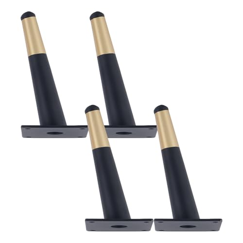 Sofafusse Konisch Stütz, 4 Stück Sofabeine Stütz Sofafüße Schwarz Gold Möbelfüße Kaltgewalztem Stahl | Sprühfarbe Tischfüße Höhe: 10-72cm Schrankfüße Couchtischbeine Tischbeine Möbelfüsse 12cm/4.7" Sofafusse Konisch Stütz, 4 Stück Sofabeine Stütz Sofafüße Schwarz Gold Möbelfüße Kaltgewalztem Stahl | Sprühfarbe Tischfüße Höhe: 10-72cm Schrankfüße Couchtischbeine Tischbeine Möbelfüsse 12cm/4.7" von MJYDKBZ