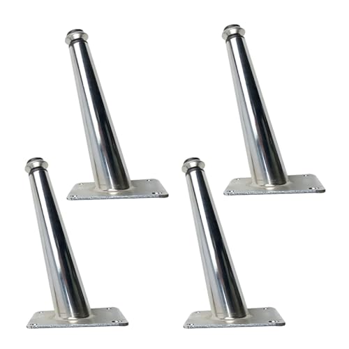 Sofafusse Verstellbar Chrom, 4 Stück Sofabeine Verstellbar Sofafüße Konisch Möbelfüße Eisen | Sprühfarbe Tischfüße Höhe: 10.5-43.5cm Schrankfüße Couchtischbeine Tischbeine Möbelfüsse 10.5cm/4.1" von MJYDKBZ