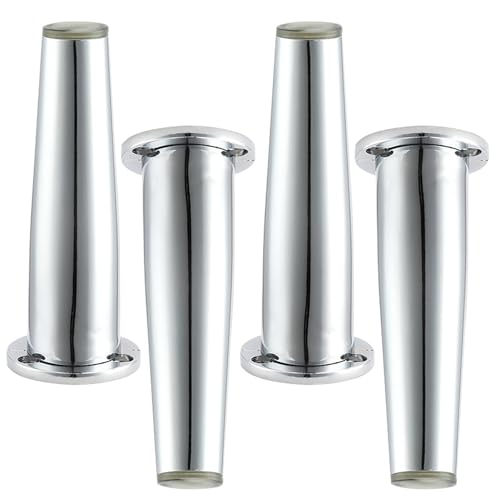 Tischfüße 12cm Chrom, 4 Stück Möbelfüße Verstellbar Tischfusse Konisch Möbelfüße Zinklegierung | Galvanikfläche Stützfüße Höhe: 8-15cm Schrankfüße Couchtischbeine Möbelbeine Tischbeine 12cm/4.7" Tischfüße 12cm Chrom, 4 Stück Möbelfüße Verstellbar Tischfusse Konisch Möbelfüße Zinklegierung | Galvanikfläche Stützfüße Höhe: 8-15cm Schrankfüße Couchtischbeine Möbelbeine Tischbeine 12cm/4.7" von MJYDKBZ