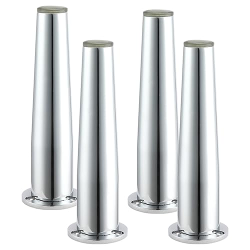 Tischfüße Verstellbar, 4 Stück Möbelfüße Höhenverstellbar Tischfusse Chrom Möbelfüße Zinklegierung | Galvanikfläche Stützfüße Höhe: 8-15cm Schrankfüße Couchtischbeine Möbelbeine Tischbeine 15cm/6" Tischfüße Verstellbar, 4 Stück Möbelfüße Höhenverstellbar Tischfusse Chrom Möbelfüße Zinklegierung | Galvanikfläche Stützfüße Höhe: 8-15cm Schrankfüße Couchtischbeine Möbelbeine Tischbeine 15cm/6" von MJYDKBZ