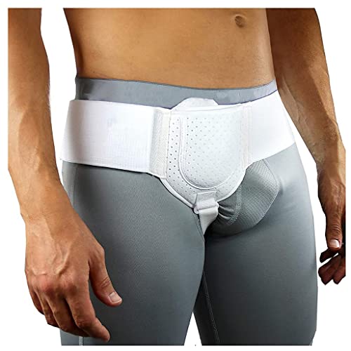 Leistenbruchgürtel Für Männer Und Frauen Einstellbarer Bruchband Leistenbruch Bandage Links Und Rechts Tragbar Verstellbar Und Atmungsaktiv Inguinal Hernia Support Truss von MJZYP