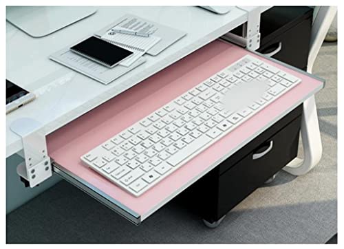 MJZYP Computer-Schreibtisch-Verlängerungsplatte, Ergonomics Schreibtisch Erweiterung, Tastaturablage Unter Dem Schreibtisch, Computer Schublade zum Tippen C,65cm von MJZYP