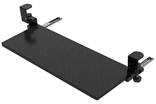 MJZYP Ergonomics Schreibtisch Erweiterung, Computer-Schreibtisch-Verlängerungsplatte, Tastaturablage Unter Dem Schreibtisch, Tisch-Halterung, Computer-Ellenbogen-Armstütze A,55 * 24cm von MJZYP
