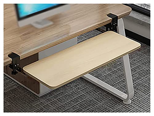 MJZYP Ergonomics Schreibtisch Erweiterung, Tastaturablage Unter Dem Schreibtisch, Computer-Tisch-Tastatur-Plattform-Schublade FüR Schreibarbeitsplatz B,65 * 25cm von MJZYP