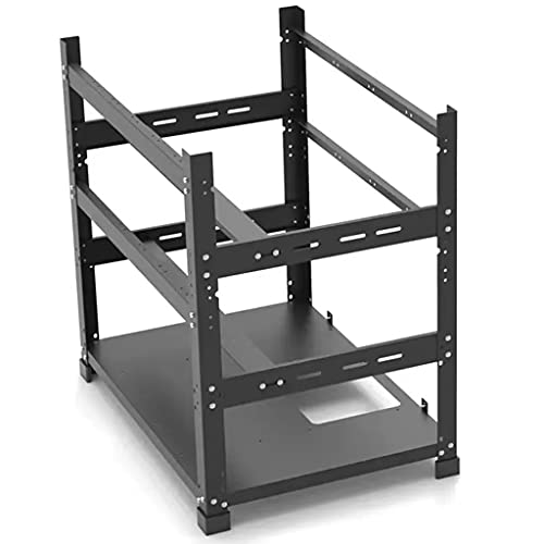 Open Air Miner Mining Frame Rig Case Stackable Mining Rig Frame Mining ETH/ETC/ZEC for 12 GPU Mining Case Rack Motherboard Bracket ETH/ETC/ZEC Ether Accessory Tool 3 Layers, Frame Only Open Air Miner Mining Frame Rig Case Stackable Mining Rig Frame Mining ETH/ETC/ZEC for 12 GPU Mining Case Rack Motherboard Bracket ETH/ETC/ZEC Ether Accessory Tool 3 Layers, Frame Only von MJZYP