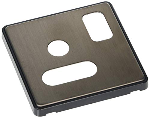 MK Dimensions 1-Gang 15 A Runde Pin Schalter Steckdose Bronze Finish Frontplatte mit schwarzer Verzierung von MK (ELECTRIC)