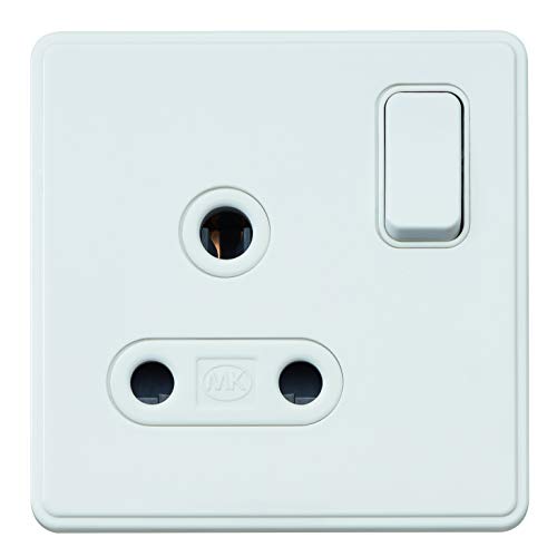 MK Dimensions 1-Gang 15A DP Schalter Steckdose Weiß Modul von MK (ELECTRIC)