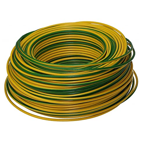 Erdungskabel Erdungsdraht grün/gelb H07V-K 1 * 4mm FLEXIBEL Potentialausgleich, Meterware von MK-Digital