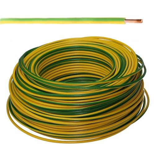 Erdungskabel Erdungsdraht grün/gelb H07V-U 1x 10mm Massiv Potentialausgleich, Meterware Erdungskabel Erdungsdraht grün/gelb H07V-U 1x 10mm Massiv Potentialausgleich, Meterware von MK-Digital