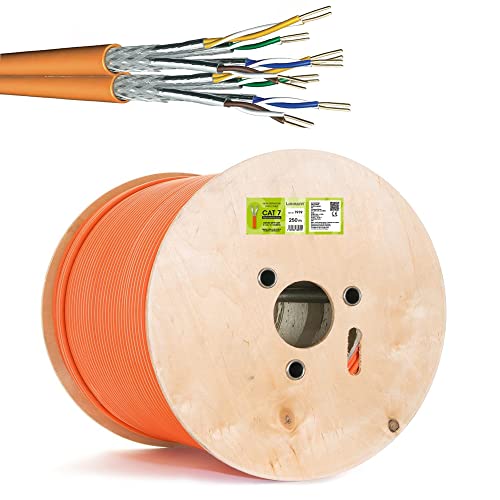 DUPLEX CAT 7 Verlegekabel Netzwerkkabel Installationskabel KAT.7 LAN Kabel Netzwerk Verkabelung Datenkabel Gigabit Kupfer Ethernet,250m, Spule DUPLEX CAT 7 Verlegekabel Netzwerkkabel Installationskabel KAT.7 LAN Kabel Netzwerk Verkabelung Datenkabel Gigabit Kupfer Ethernet,250m, Spule von MK-Digital