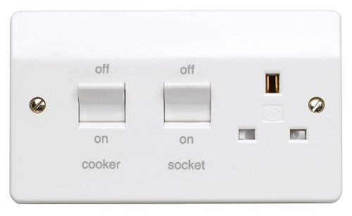 MK K5060WHI 45 Amp Doppelpoliges Herd-Steuergerät von MK