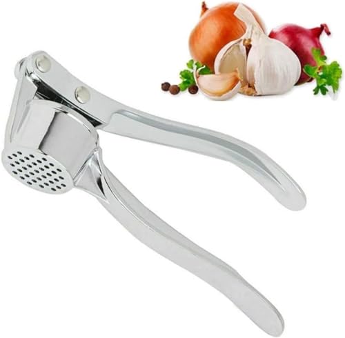 MKB Knoblauchzerkleinerer, Knoblauchpresse, Knoblauchwolf, Ingwerzerkleinerer, Schäler, professionelle Küche, Edelstahl, Knoblauchzerkleinerer, mühle und -wippe, Spülmaschinenschneider, guter Halt, von MKB