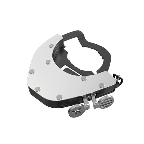 MKBHD Gasgriff Tempomat Gassperre Unterstützen Retainer Grip Fit for Yamaha XV950R YZF600R YZF1000R YZF-R1 YZF-R3 YZF R6 R25 R125(Silver TOP KIT) von MKBHD