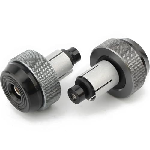 MKBHD Motorrad 7/8 "1" 22/25mm Lenkerendstopfen Gassperre Tempomat Klemmhilfe Passend for Harley for B//M//W for H0nda Cruiser(25mm Titanium) von MKBHD