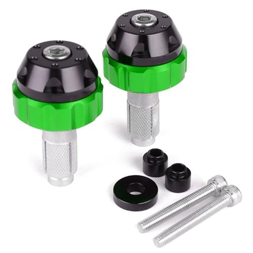 MKBHD Motorrad Tempomat Gas Clamp Unterstützen Ende Bar Gewicht Griff Stecker Fit for Benelli BN302 TRK 502X TNT600 BJ500 Leoncino 500(GREEN) von MKBHD
