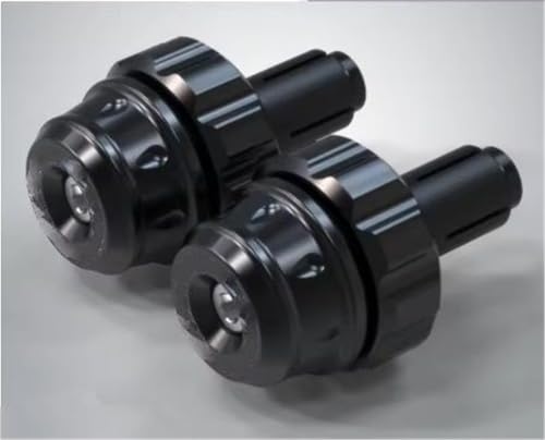 MKBHD Motorrad-Tempomat-Gasklemme Assist End Bar Gewicht Fit for Benelli for H0nda for Suzuki for Yamaha for KTM for Kawasaki for Triumph(Black L16) von MKBHD