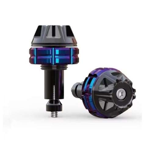 MKBHD Motorrad-Tempomat-Gasklemme Assist End Bar Gewicht Fit for Benelli for H0nda for Suzuki for Yamaha for KTM for Kawasaki for Triumph(Blue) von MKBHD