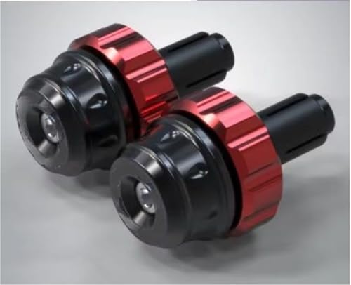 MKBHD Motorrad-Tempomat-Gasklemme Assist End Bar Gewicht Fit for Benelli for H0nda for Suzuki for Yamaha for KTM for Kawasaki for Triumph(Red L16) von MKBHD