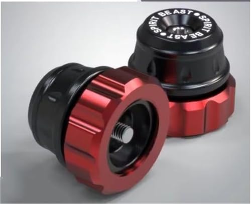 MKBHD Motorrad-Tempomat-Gasklemme Assist End Bar Gewicht Fit for Benelli for H0nda for Suzuki for Yamaha for KTM for Kawasaki for Triumph(Red L16 for Benelli) von MKBHD