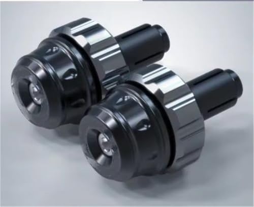 MKBHD Motorrad-Tempomat-Gasklemme Assist End Bar Gewicht Fit for Benelli for H0nda for Suzuki for Yamaha for KTM for Kawasaki for Triumph(SilverL16) von MKBHD