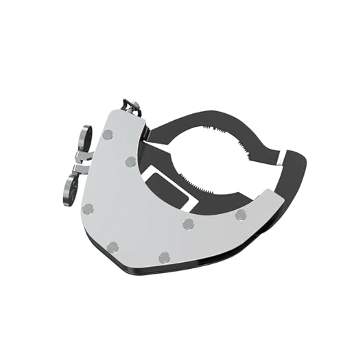 MKBHD Passend for Cfmoto 400NK 650NK 650MT 800MT 650TR-G 1250TR-G 400 650GT Tempomat Motorrad Gassperre Unterstützen Lenker(Silver BOTTOM KIT) von MKBHD