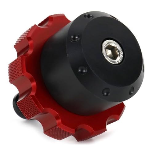MKBHD Passend for Yamaha YZF600R YZF750R YZF1000R YZF-R3 YZF-R25 Motorrad-Gassperre, Tempomat, Gasklemme, Unterstützende Stange(Red YZF Logo) von MKBHD