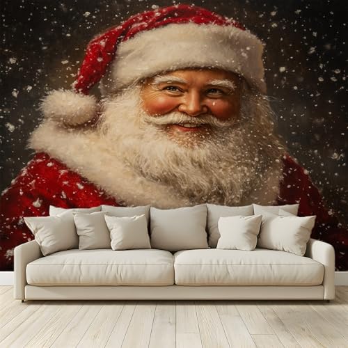 Fototapete Weihnachtsmann-Porträt 250x175 cm - Vliestapete Wohnzimmer Schlafzimmer Vlies Tapete Wandtapete Wandbilder Wanddekoration für Esszimmer Fototapete Weihnachtsmann-Porträt 250x175 cm - Vliestapete Wohnzimmer Schlafzimmer Vlies Tapete Wandtapete Wandbilder Wanddekoration für Esszimmer von MKBKLI