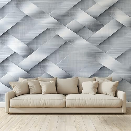 MKBKLI Benutzerdefinierte Wandbild Tapete Gestreift geometrisch Fresko Thema Hotel Hochzeit Hintergrund Wand Dekor Foto 200 (B) x 140 (H) cm A43 von MKBKLI