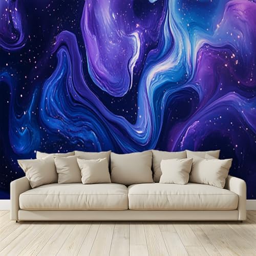 MKBKLI Benutzerdefinierte Wandbild Tapete Kosmische Galaxien-Prints Fresko 3D Großes Foto Hochzeit Cafe Restaurant Thema Hotel Hintergrund Wand Dekor 350 (B) x 256 (H) cm von MKBKLI