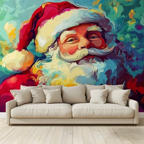 Vlies Tapeten Wandtapete Weihnachtsmann Muster 3D Wandbild Wohnzimmer Wanddekoration Fototapete 3D Tapete Effekt 350x256 Cm Vlies Tapeten Wandtapete Weihnachtsmann Muster 3D Wandbild Wohnzimmer Wanddekoration Fototapete 3D Tapete Effekt 350x256 Cm von MKBKLI