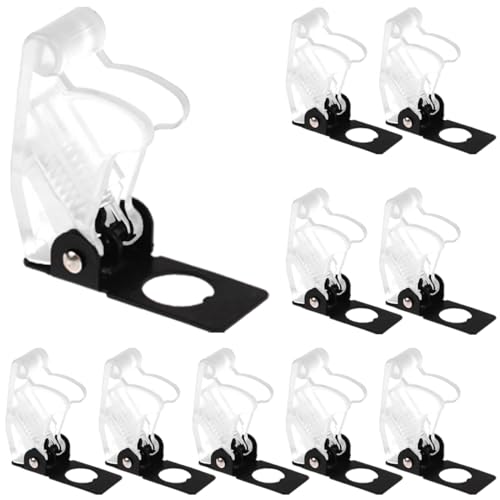 MKBKLLJY 10St. 12mm/0.47inch Montage Loch Transparent Sicherheit Flip Covers Staubdicht Wasserdicht Kunststoffkappe Flugzeug Schutzabdeckung für Toggle Switch Heavy Duty Toggle Switch MKBKLLJY 10St. 12mm/0.47inch Montage Loch Transparent Sicherheit Flip Covers Staubdicht Wasserdicht Kunststoffkappe Flugzeug Schutzabdeckung für Toggle Switch Heavy Duty Toggle Switch von MKBKLLJY
