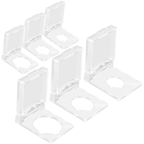 MKBKLLJY 6St. Runde Metall Druckknopf Schalterabdeckung Kindersicher Transparente Sicherheitstaste Schalterabdeckung Staubdicht und Wasserdicht für 16mm/19mm/22mm Montage Lochdurchmesser von MKBKLLJY