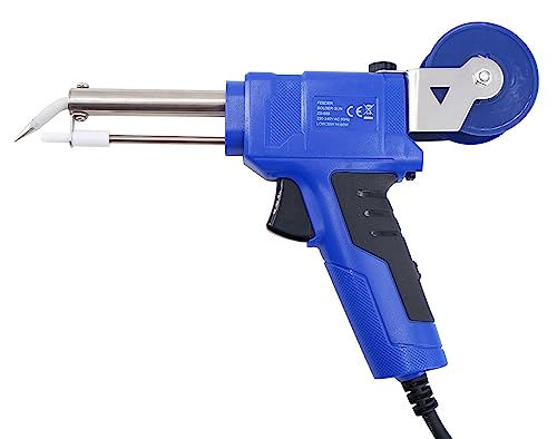 MKC | Spritzgießgerät mit automatischem Vorschub Zinn WS-551N, 220 V, Zuverlässiges Werkzeug für Präzisionsschweißen mit doppelter Leistung 30-60 W, Farbe Blau von Melchioni
