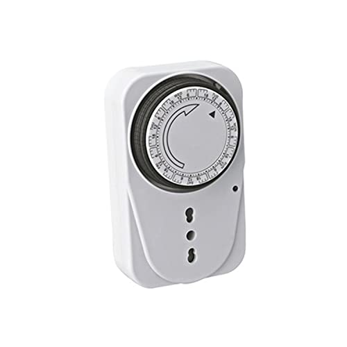 MKC 493933771 Mechanische Wochenzeitschaltuhr, White, One Size, 5 Stück von MKC
