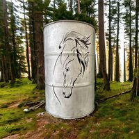 Feuertonne Pferd von MKDesignbyMK